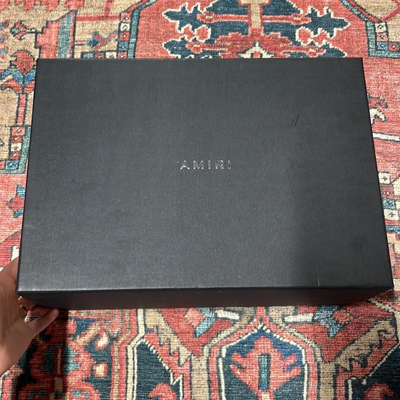 NWT Men's Amiri Stadium Low in White & Black size 43 / US 9 - Picture 5 of 11